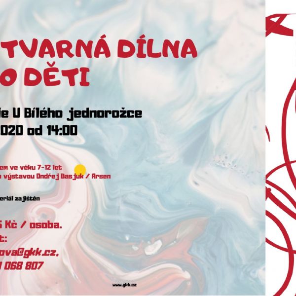 Výtvarná dílna pro děti k výstavě Ondřej Basjuk / Arsen 