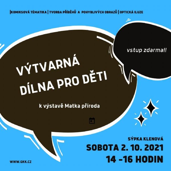 Výtvarná dílna pro děti k výstavě Matka Příroda 