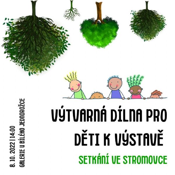 Výtvarná dílna pro děti k výstavě Setkání ve Stromovce 