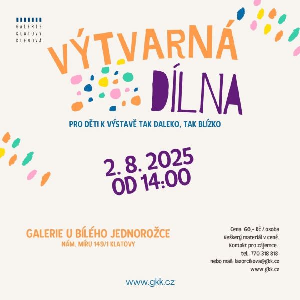 Výtvarná dílna pro děti k výstavě Daniel Balabán 