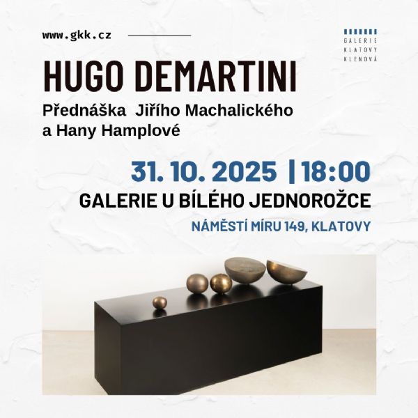 Přednáška Jiřího Machalického a Hany Hamplové: Hugo Demartini