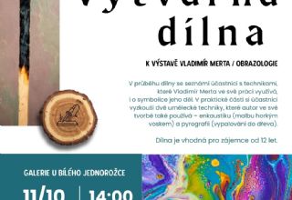 Výtvarná dílna pro děti k výstavě Vladimír Merta / Obrazologie 