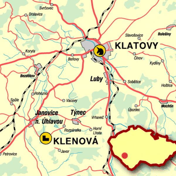 Mapa, kudy k nám