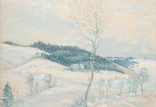 František Kaván, Zima na Svratecku