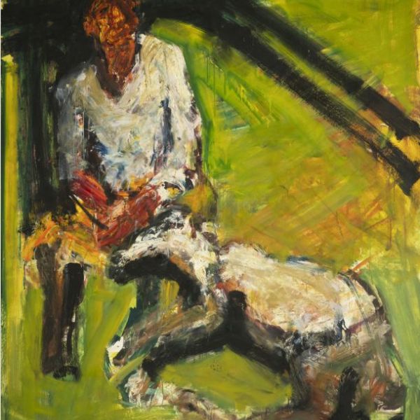 Antonín Kroča, Muž s ovcí, 1986