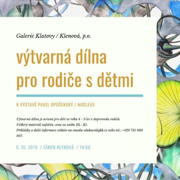 Výtvarná dílna pro rodiče s dětmi k výstavě Pavel Opočenský 
