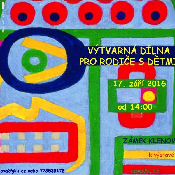 Výtvarná dílna pro rodiče s dětmi k výstavě Pavla Brázdy