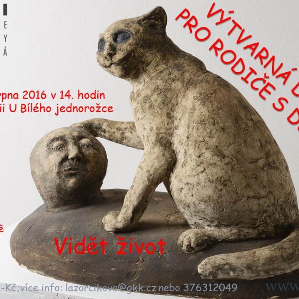 Výtvarná dílna pro rodiče s dětmi k výstavě Vidět život