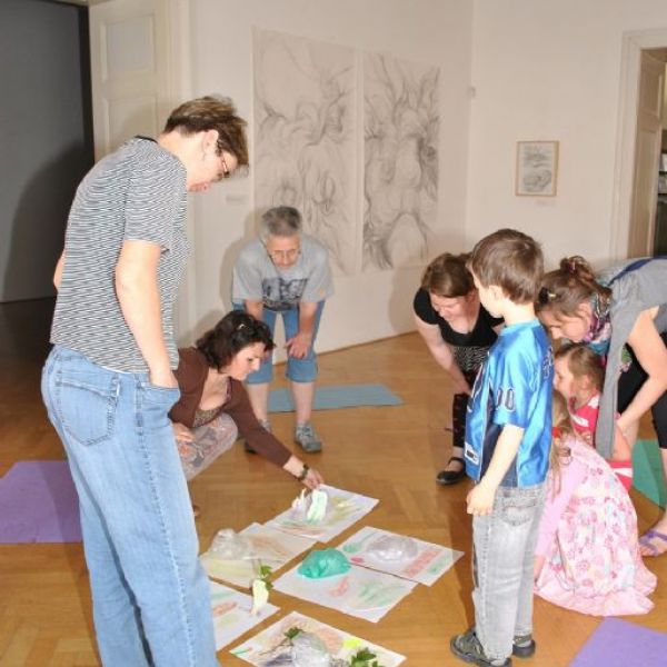 Výtvarná dílna pro rodiče s dětmi k výstavě Malíř Stanislav Vajce