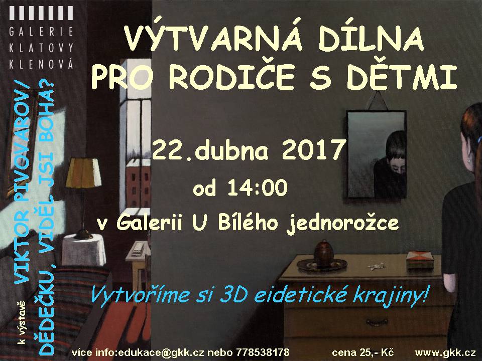 Výtvarná dílna pro rodiče s dětmi k výstavě Viktora Pivovarova